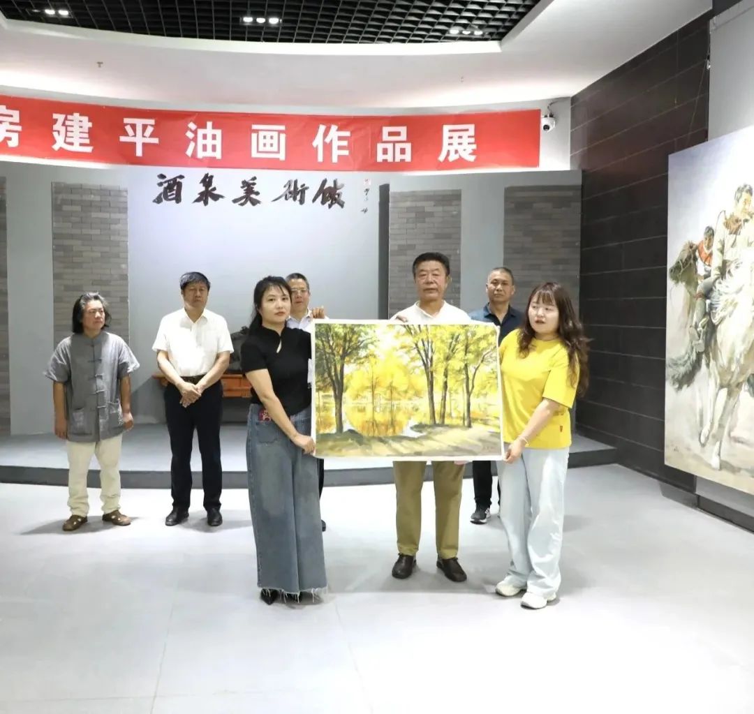 “房建平油画作品展”在酒泉美术馆隆重开幕