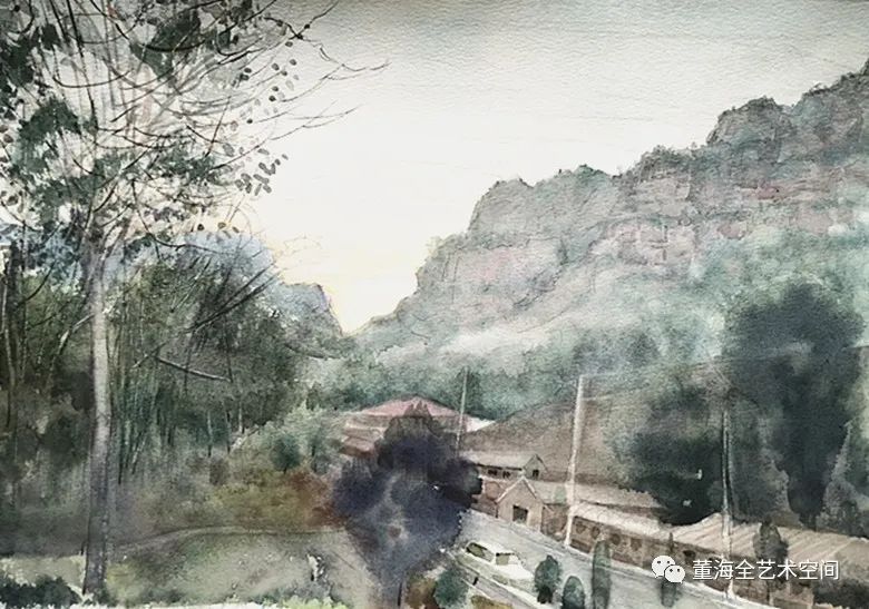 与人文自然建立情感沟通，将风景人物付于画笔语言——董海全太行山采风札记