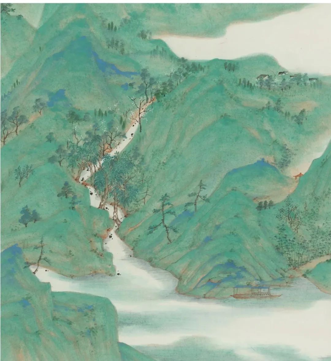 青山群峦皆际会，“光耀千里 · 李健强中国画作品展（青绿篇）”将于9月6日在河南省美术馆开幕