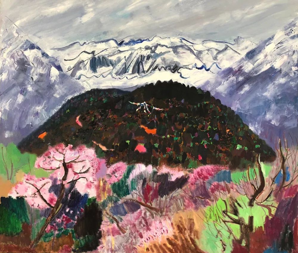 王克举 | 以写意风格描绘山野风景，突出自然的生命活力