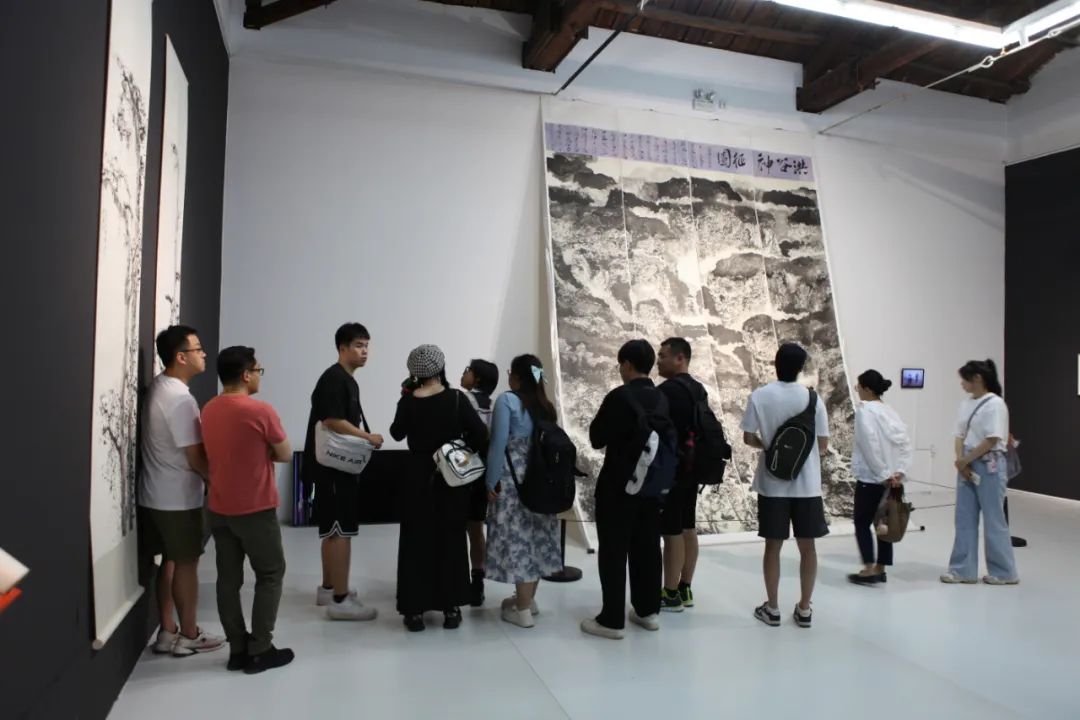 巍巍太行付笔端，“笔法记——林海钟作品展”在北京798空间站开幕