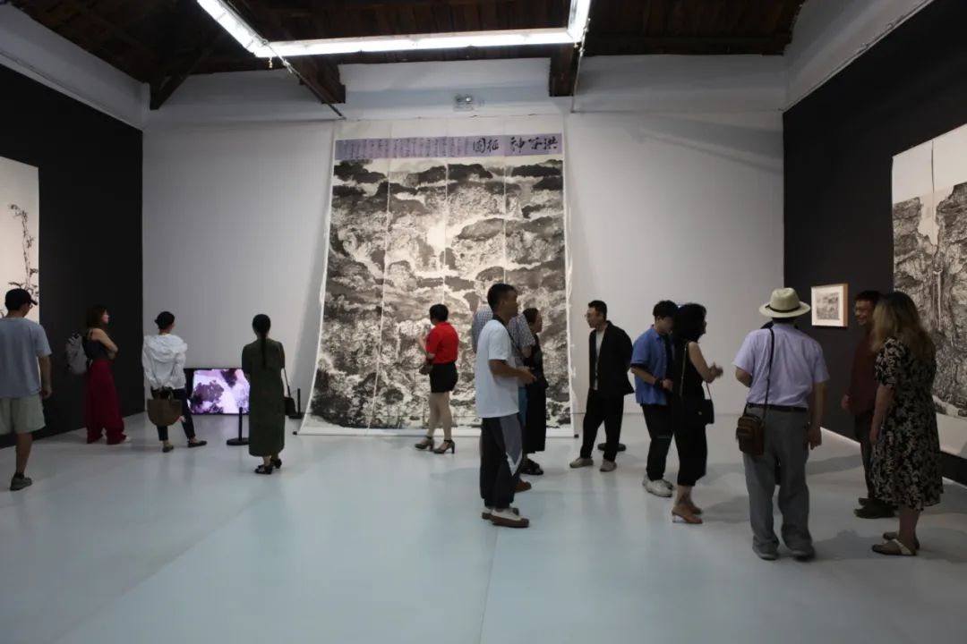 巍巍太行付笔端，“笔法记——林海钟作品展”在北京798空间站开幕