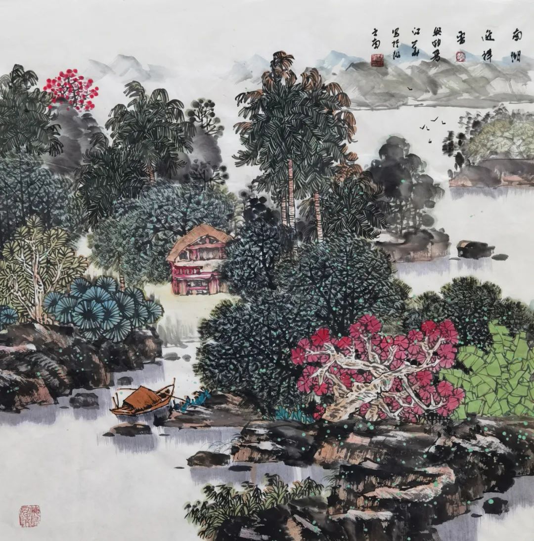 著名画家阮江华应邀参展“尚道开新——中国画名家精品展”