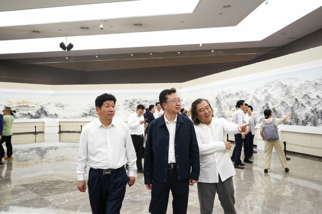 “大河奔腾——第三届中国沿黄九省城市专业画院联盟优秀美术作品展”在济南市美术馆（济南画院）盛大开幕