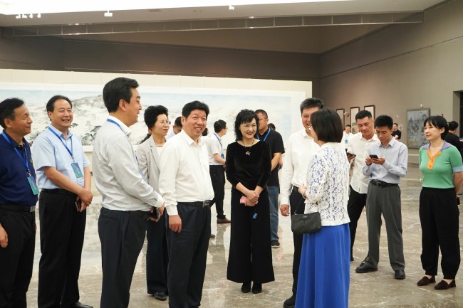 “大河奔腾——第三届中国沿黄九省城市专业画院联盟优秀美术作品展”在济南市美术馆（济南画院）盛大开幕