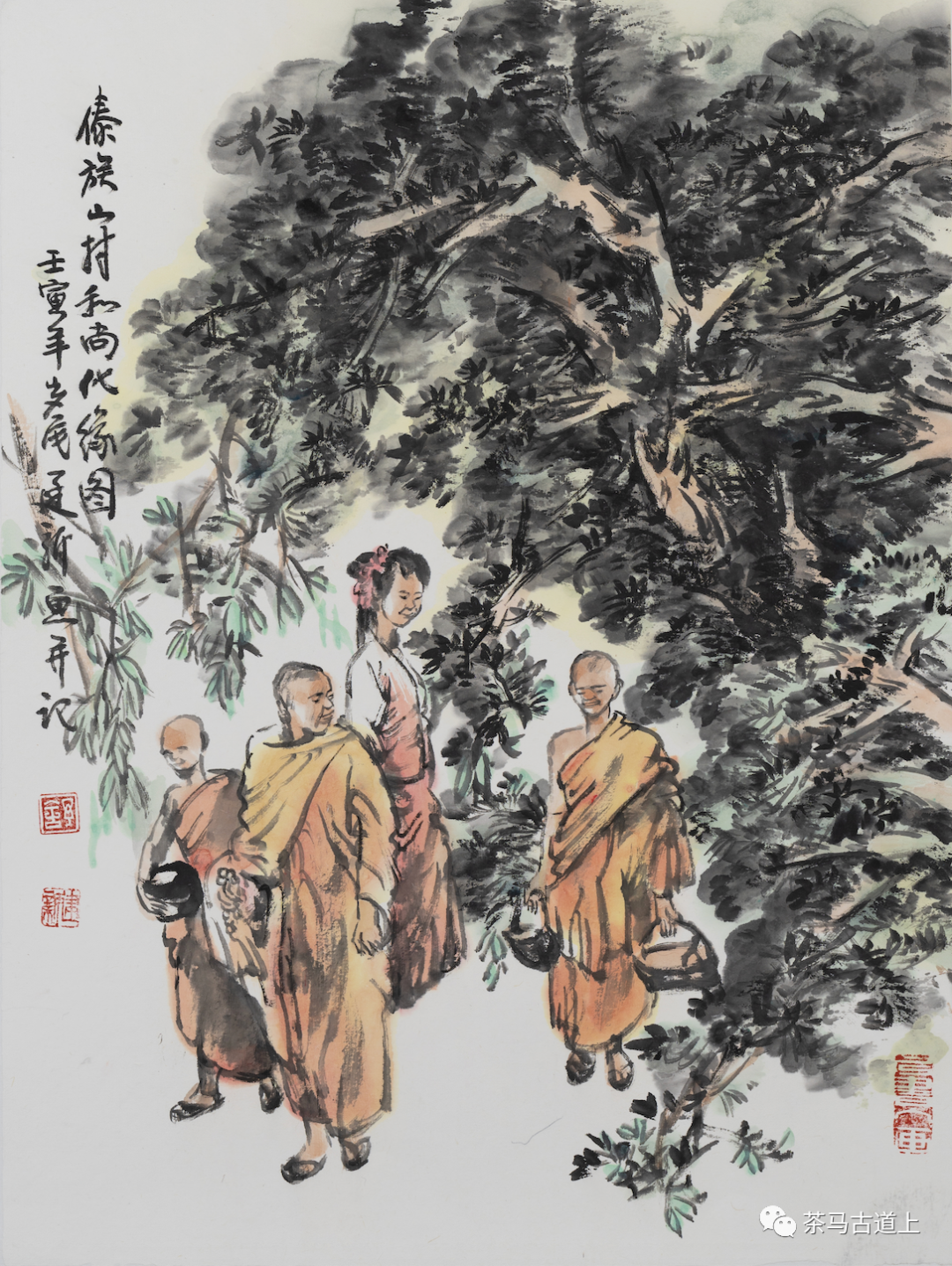 方寸之间见乾坤 | “茶语山河——舒建新中国画作品展”23日在扬州瘦西湖艺术中心举办