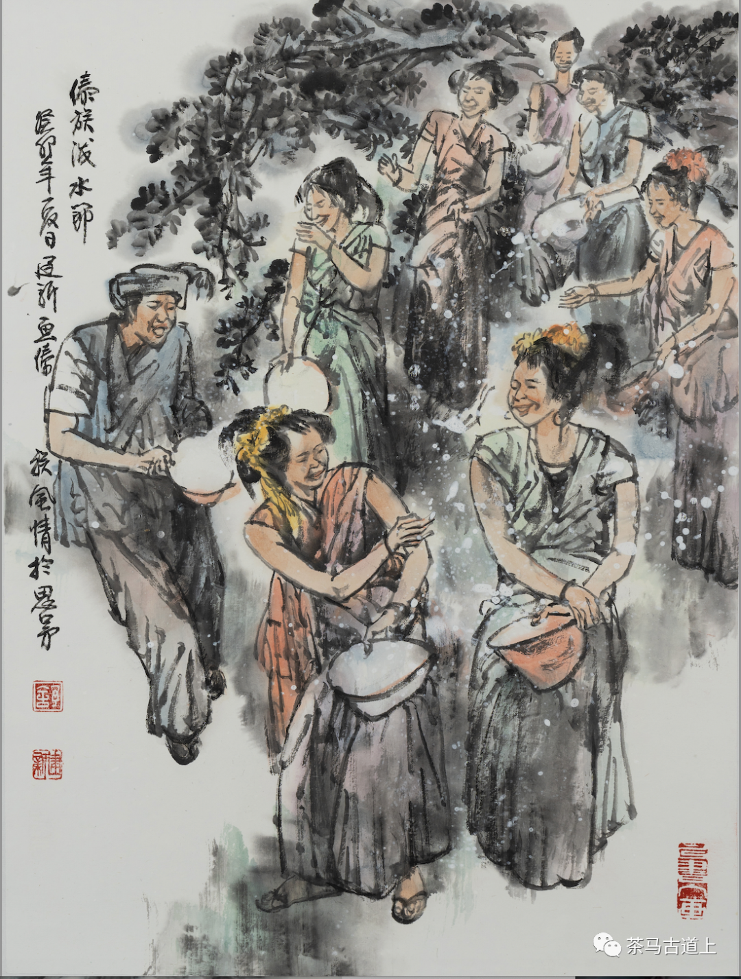 方寸之间见乾坤 | “茶语山河——舒建新中国画作品展”23日在扬州瘦西湖艺术中心举办