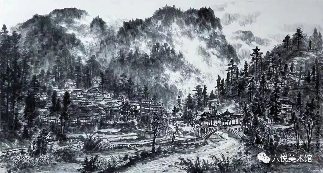 黑白绘纸上，斑斓跃心中——著名画家岳黔山应邀参展“山乡巨变——多彩贵州·时代新象作品展”