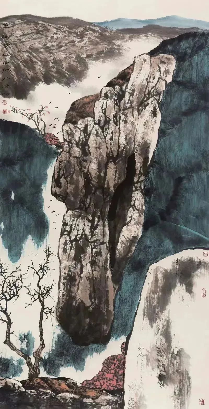 著名画家白鹏受邀参加“花开市中——中国书画名家邀请展”