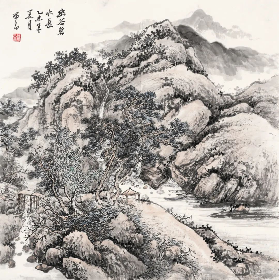 乐道守真 墨润桑梓——庆双节戴丕昌从教从艺五十年书画作品巡回展开幕（烟台莱州站）