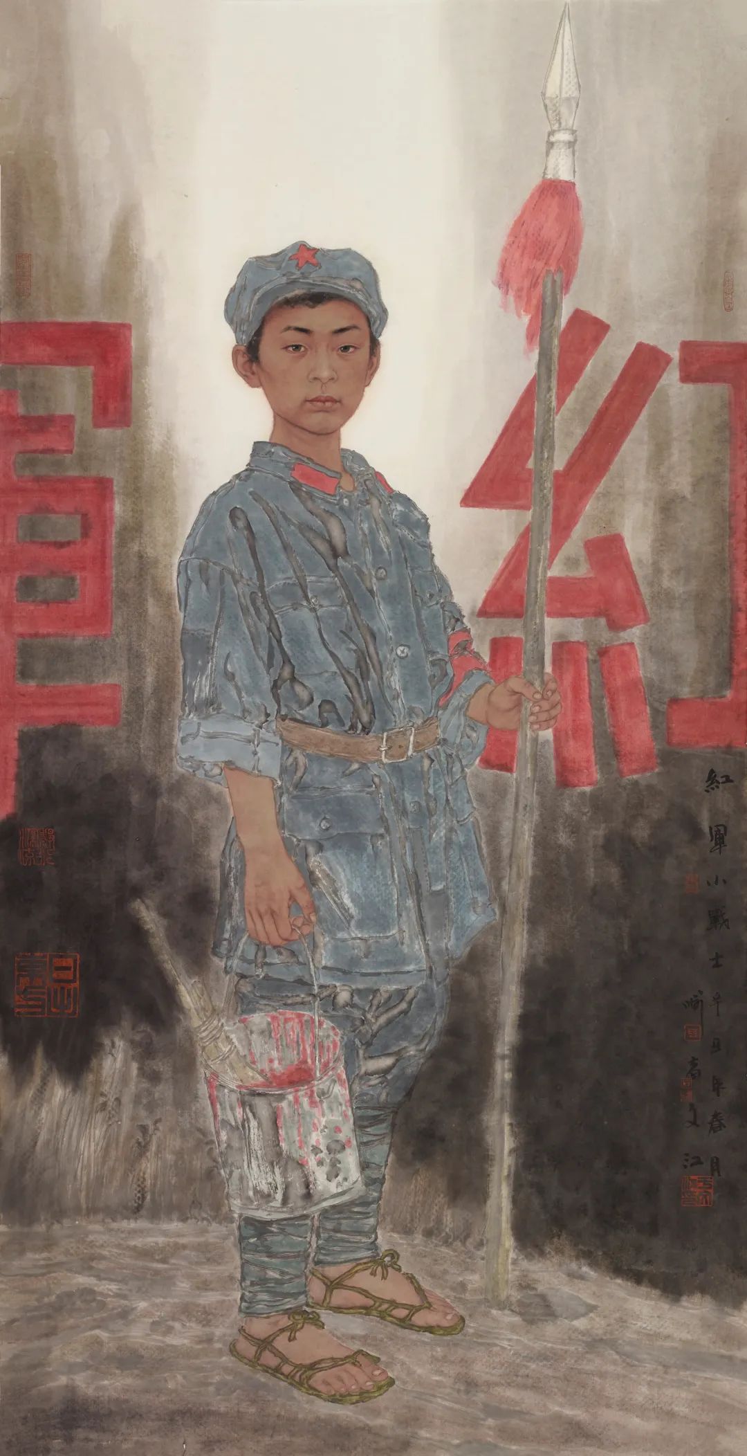 “安福来临——2023于文江画展”开幕，“百名画家画临安”走进青山湖