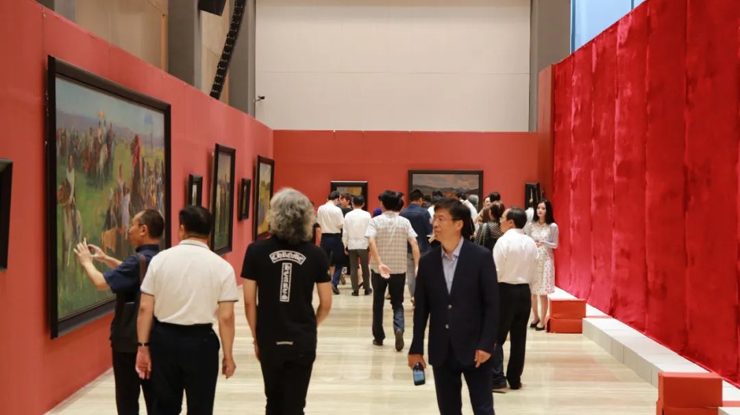 “潘义奎油画展”在中国国家画院开幕