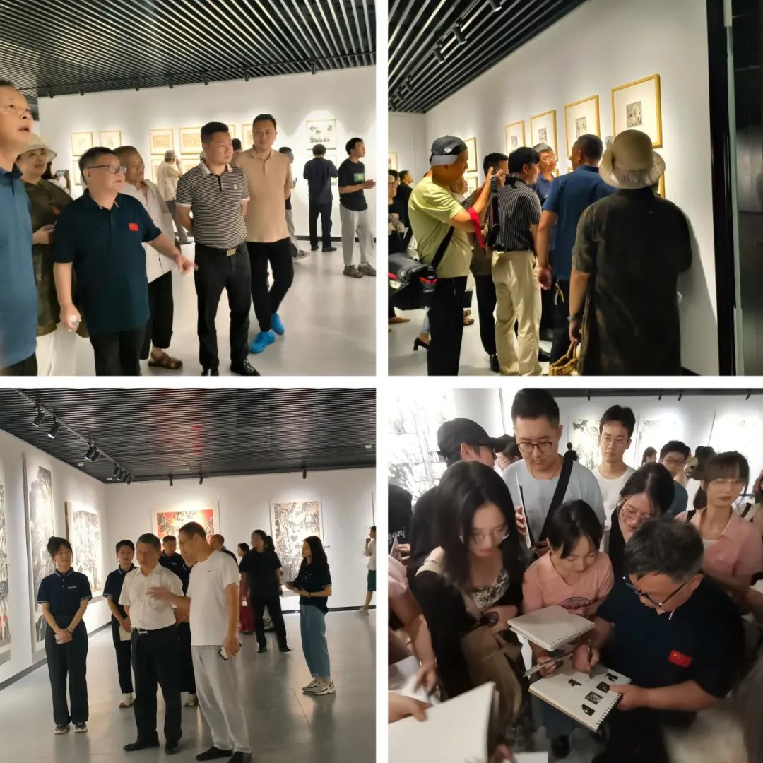 “神气如虹——蔡超中国画作品展”在江西赣州隆重开幕