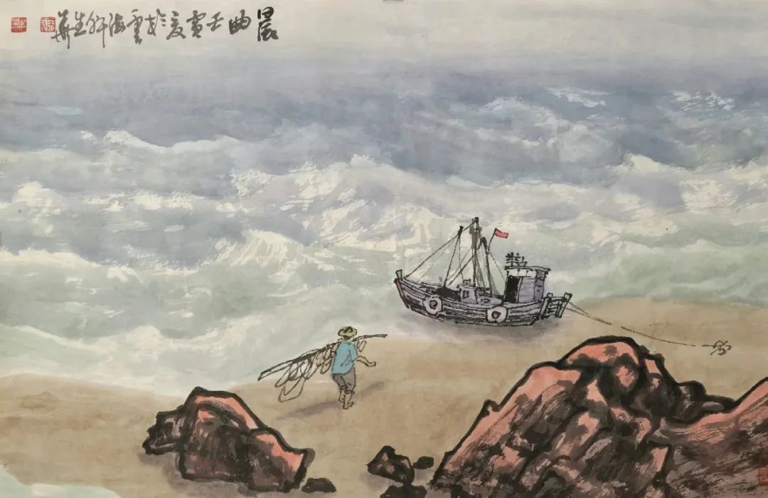 海洋画家徐生华​ | 一程风景一路画，一路风光一路诗