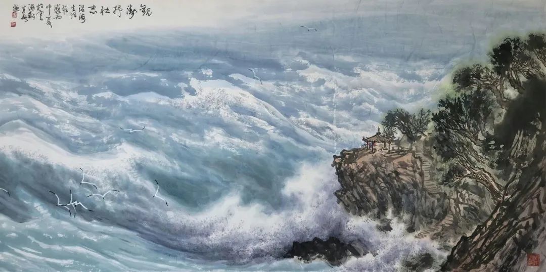 海洋画家徐生华​ | 一程风景一路画，一路风光一路诗