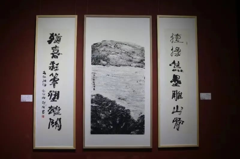 “苍茫大地——邵璞焦墨艺术展”在河北廊坊隆重举行