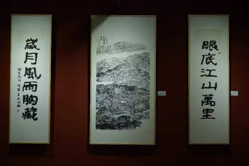 “苍茫大地——邵璞焦墨艺术展”在河北廊坊隆重举行