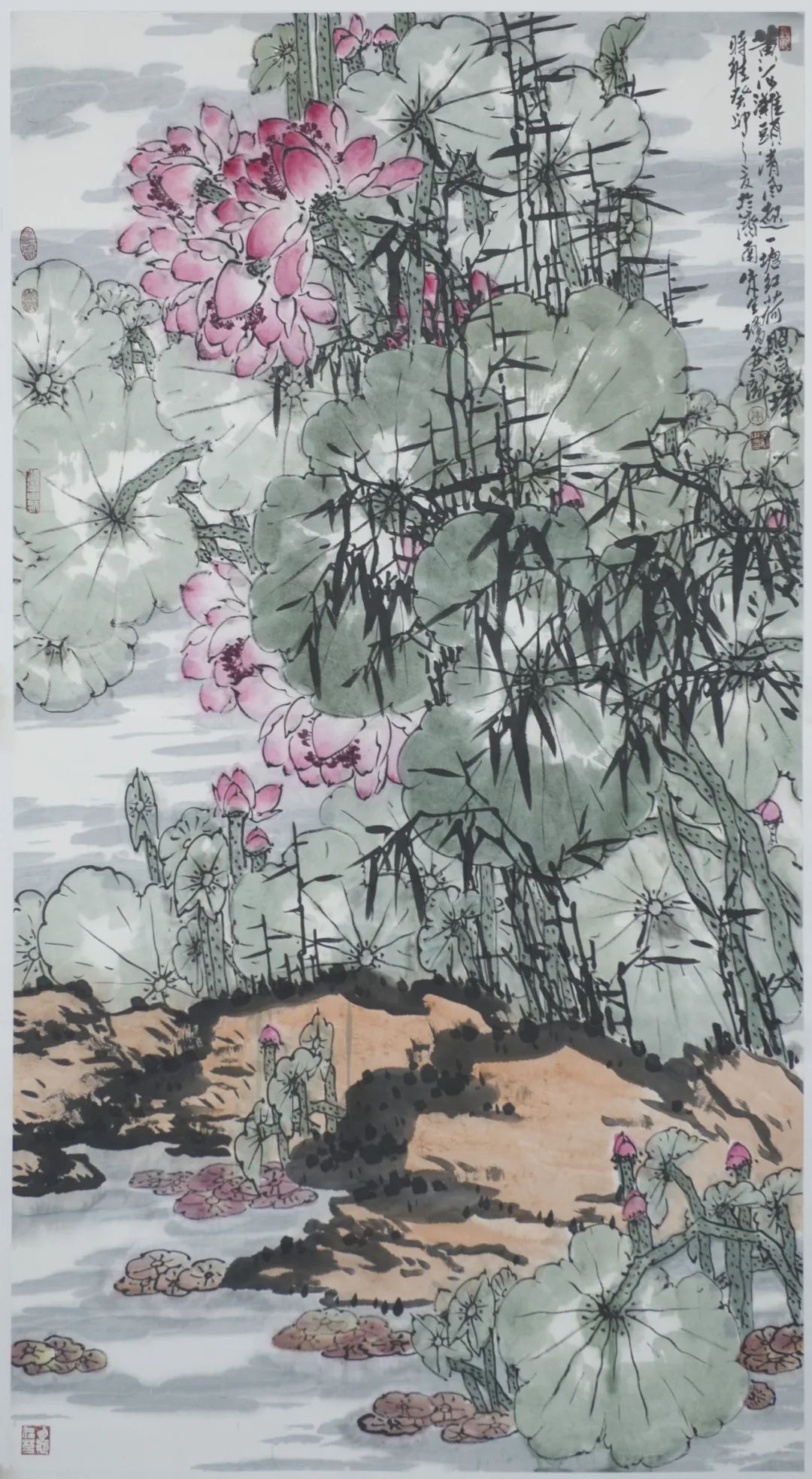 济南市美术馆“大河奔腾”庆双节，沿黄九省画院画家展风采——山东省内特邀作品（一）