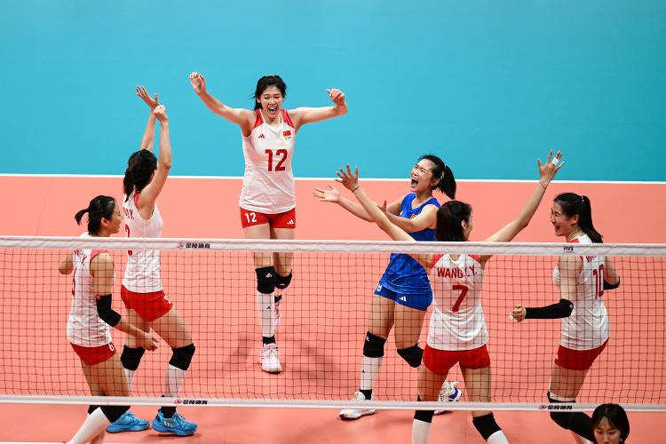 亚运第九冠！中国女排3-0横扫日本队卫冕亚运冠军