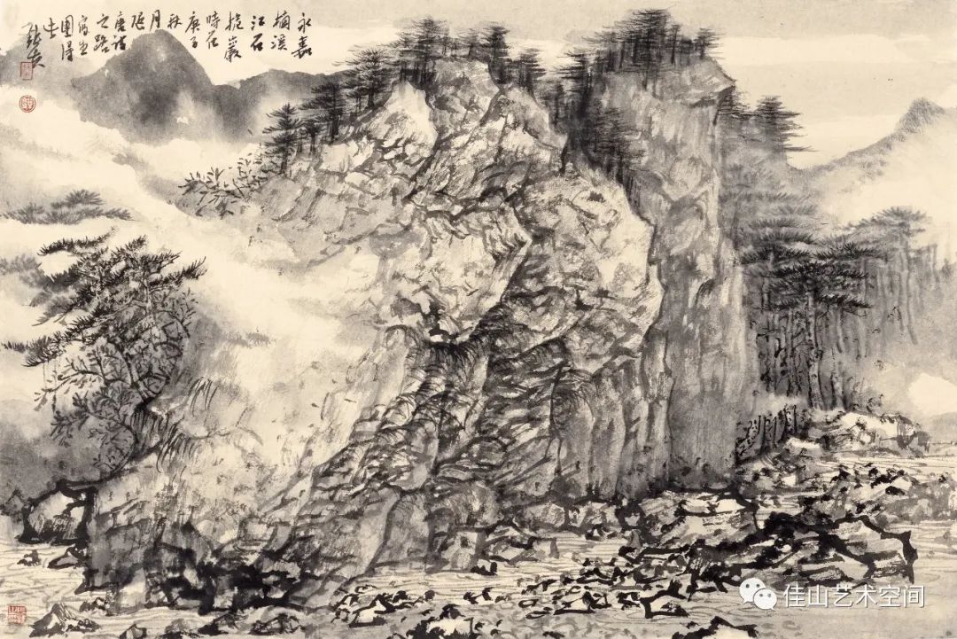 观物与体象，著名画家张捷应邀参展“佳山佳——中国画山水·油画风景艺术展”