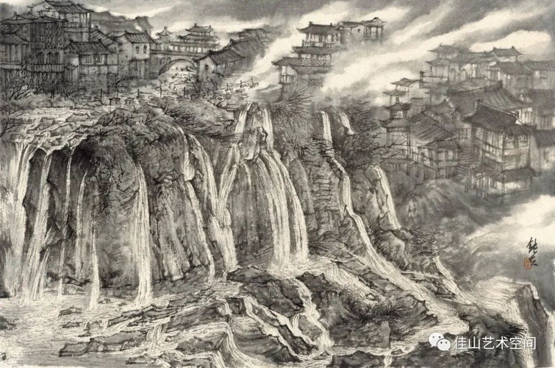 观物与体象，著名画家张捷应邀参展“佳山佳——中国画山水·油画风景艺术展”