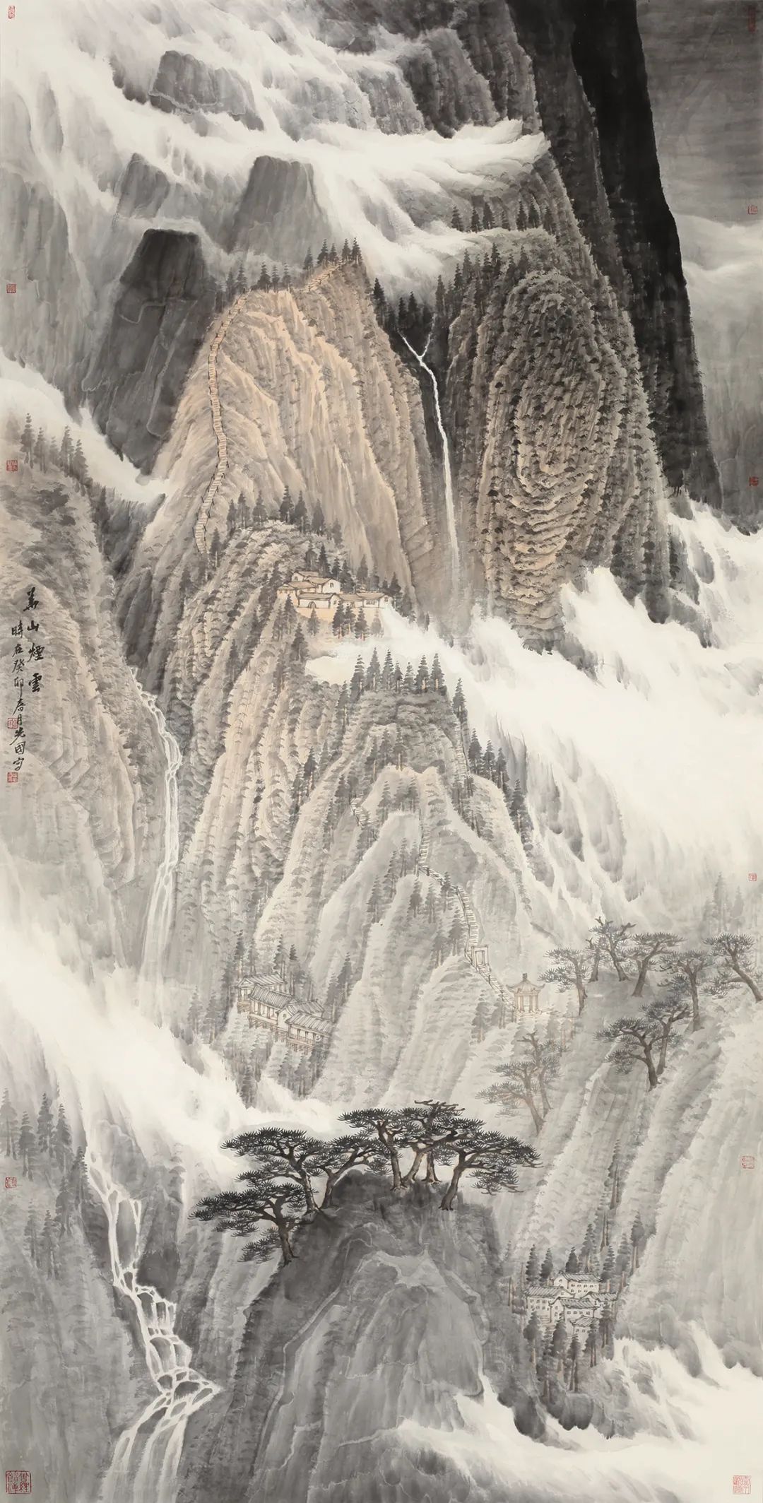 秋山叠翠，著名画家曾先国应邀参展“书画山东——第八届（2023）中国画作品展”