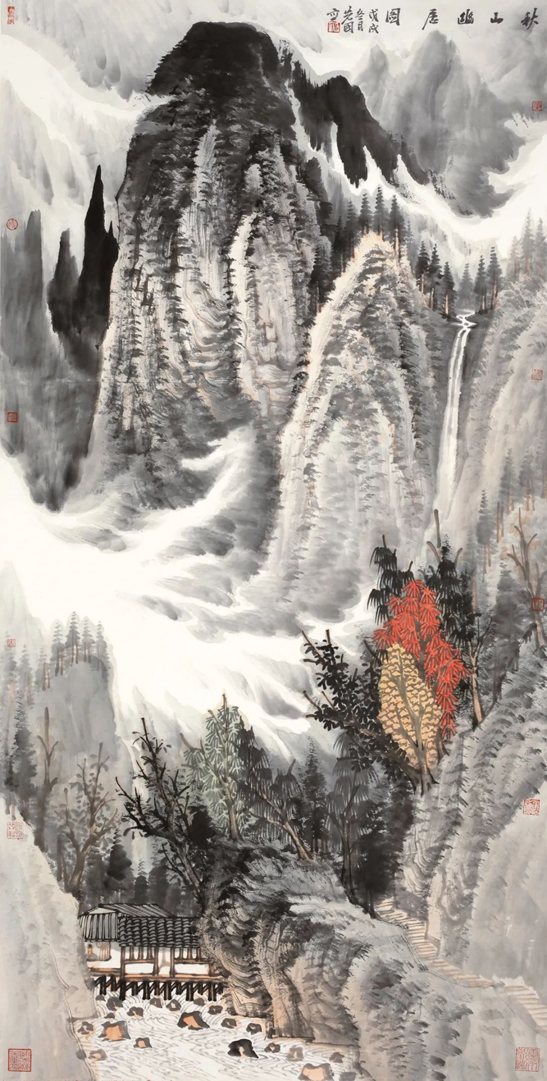 秋山叠翠，著名画家曾先国应邀参展“书画山东——第八届（2023）中国画作品展”