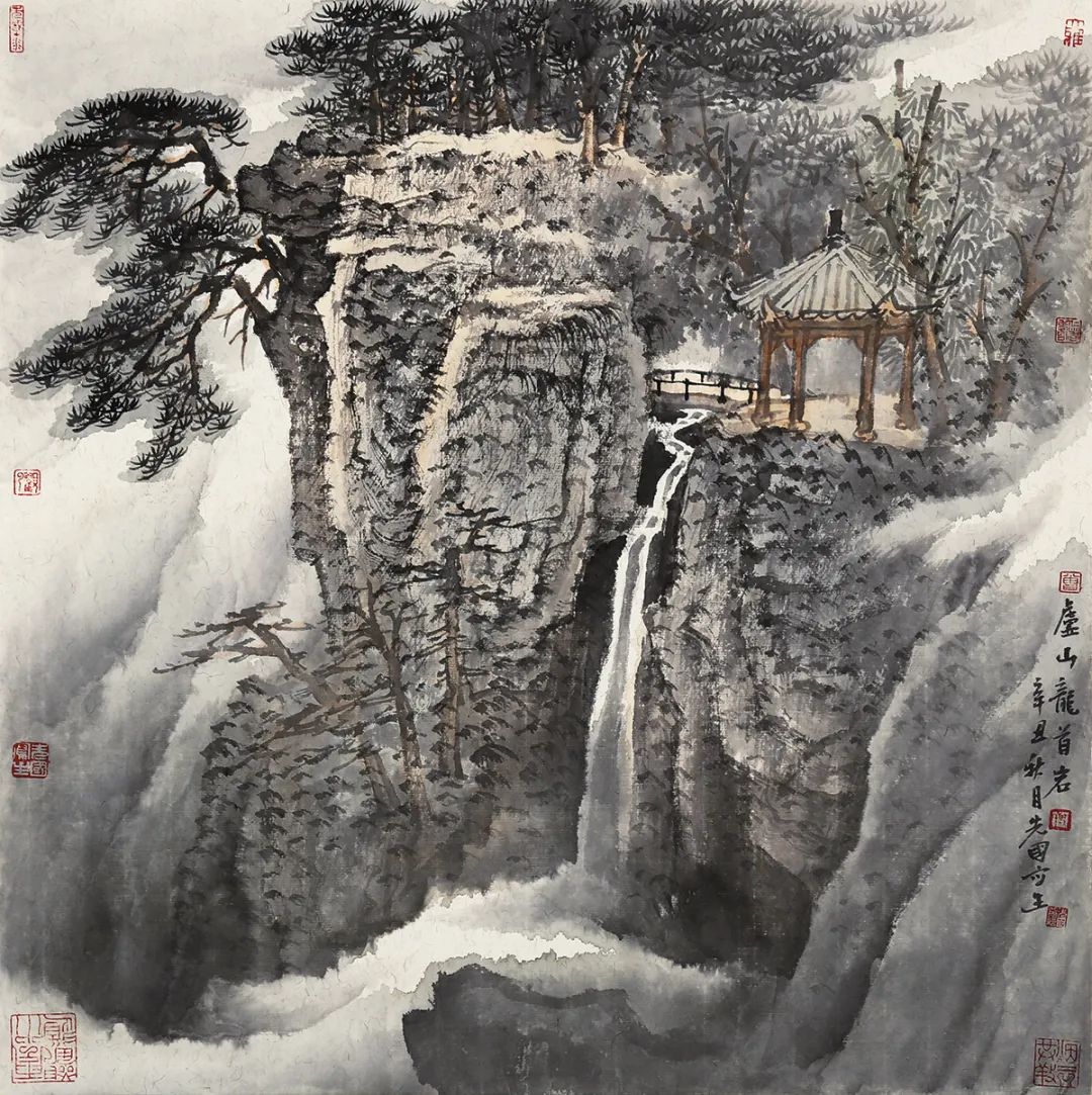 秋山叠翠，著名画家曾先国应邀参展“书画山东——第八届（2023）中国画作品展”