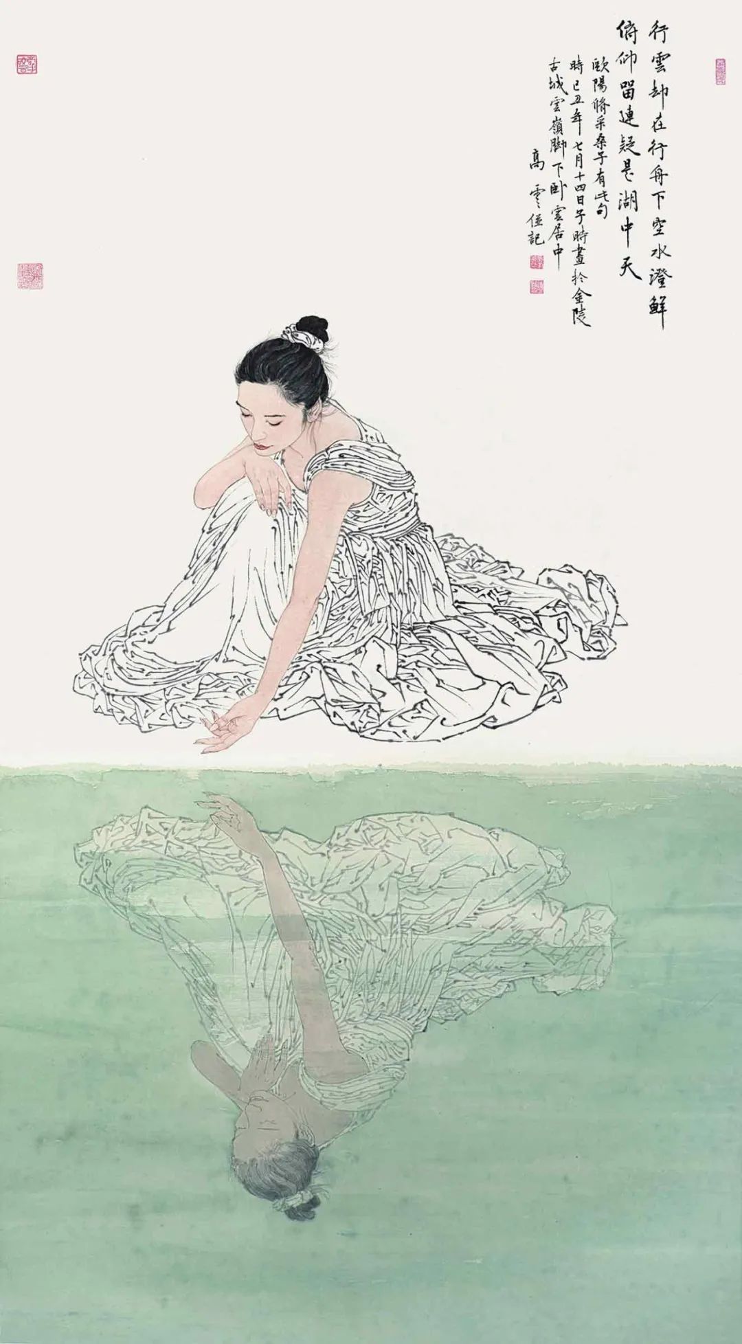 高峰入云 艺无止境，“云上影——高云人物画作品展”在淮安市美术馆开幕