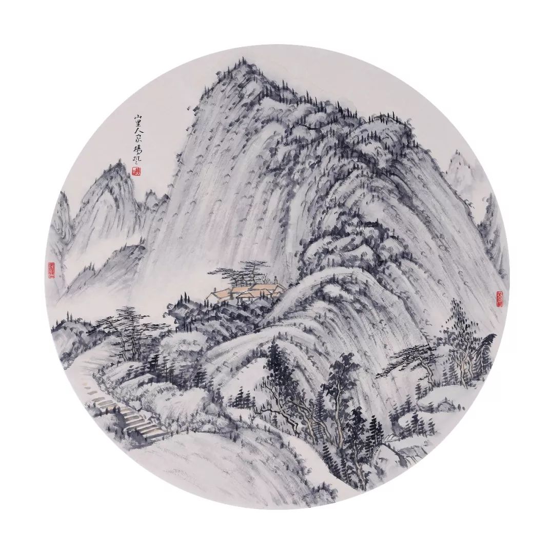 如入人间仙境，著名画家杨枫应邀参展“书画山东——第八届（2023）中国画作品展”