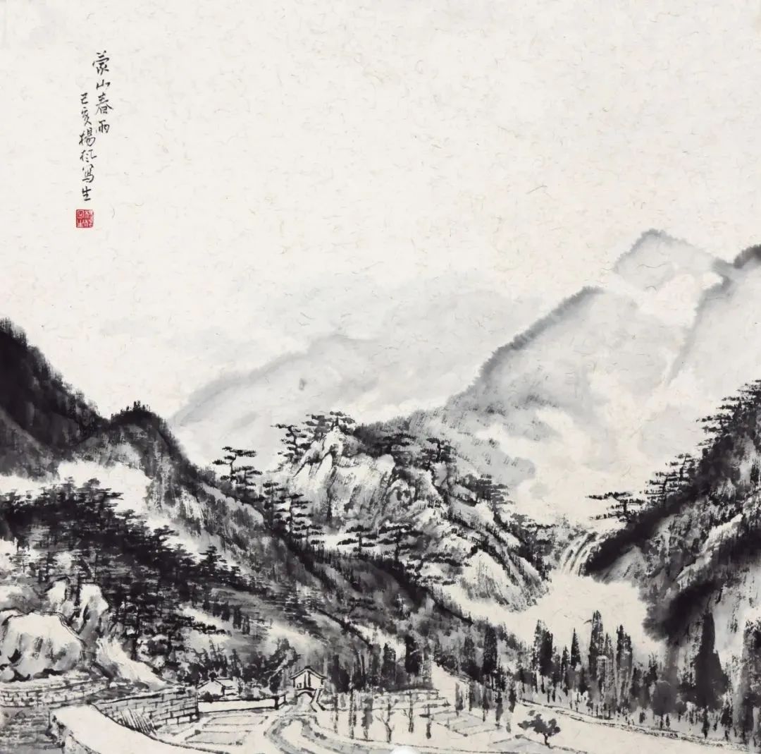 如入人间仙境，著名画家杨枫应邀参展“书画山东——第八届（2023）中国画作品展”