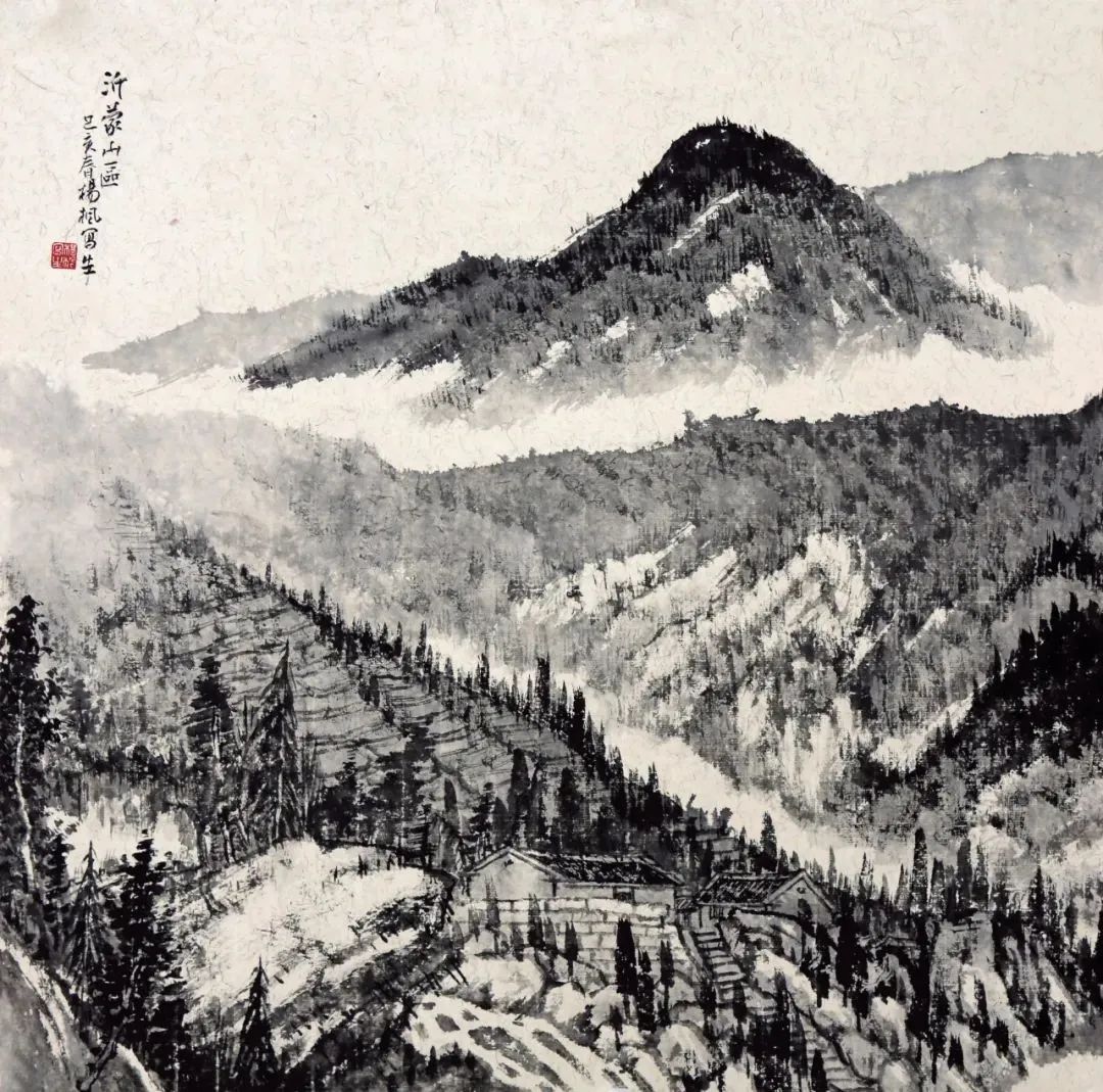 如入人间仙境，著名画家杨枫应邀参展“书画山东——第八届（2023）中国画作品展”