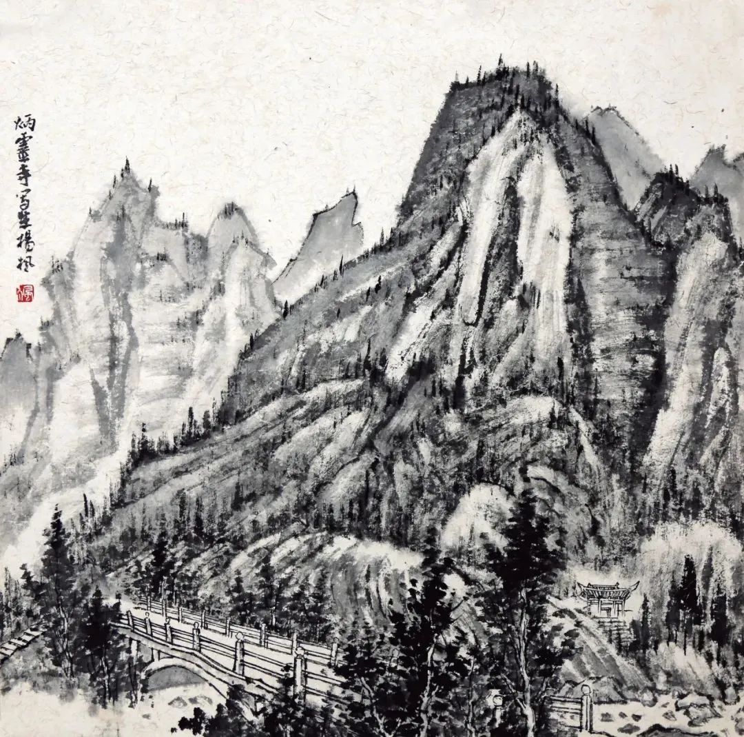 如入人间仙境，著名画家杨枫应邀参展“书画山东——第八届（2023）中国画作品展”