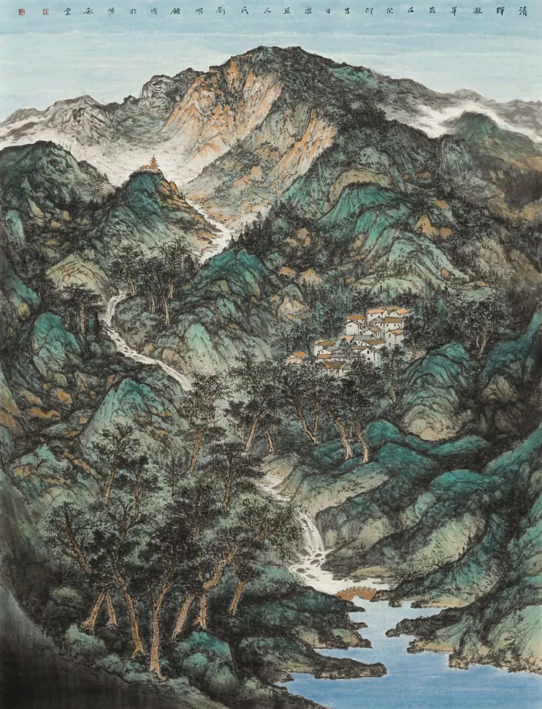 赏山河之美，著名画家刘明雷应邀参展“书画山东——第八届（2023）中国画作品展”