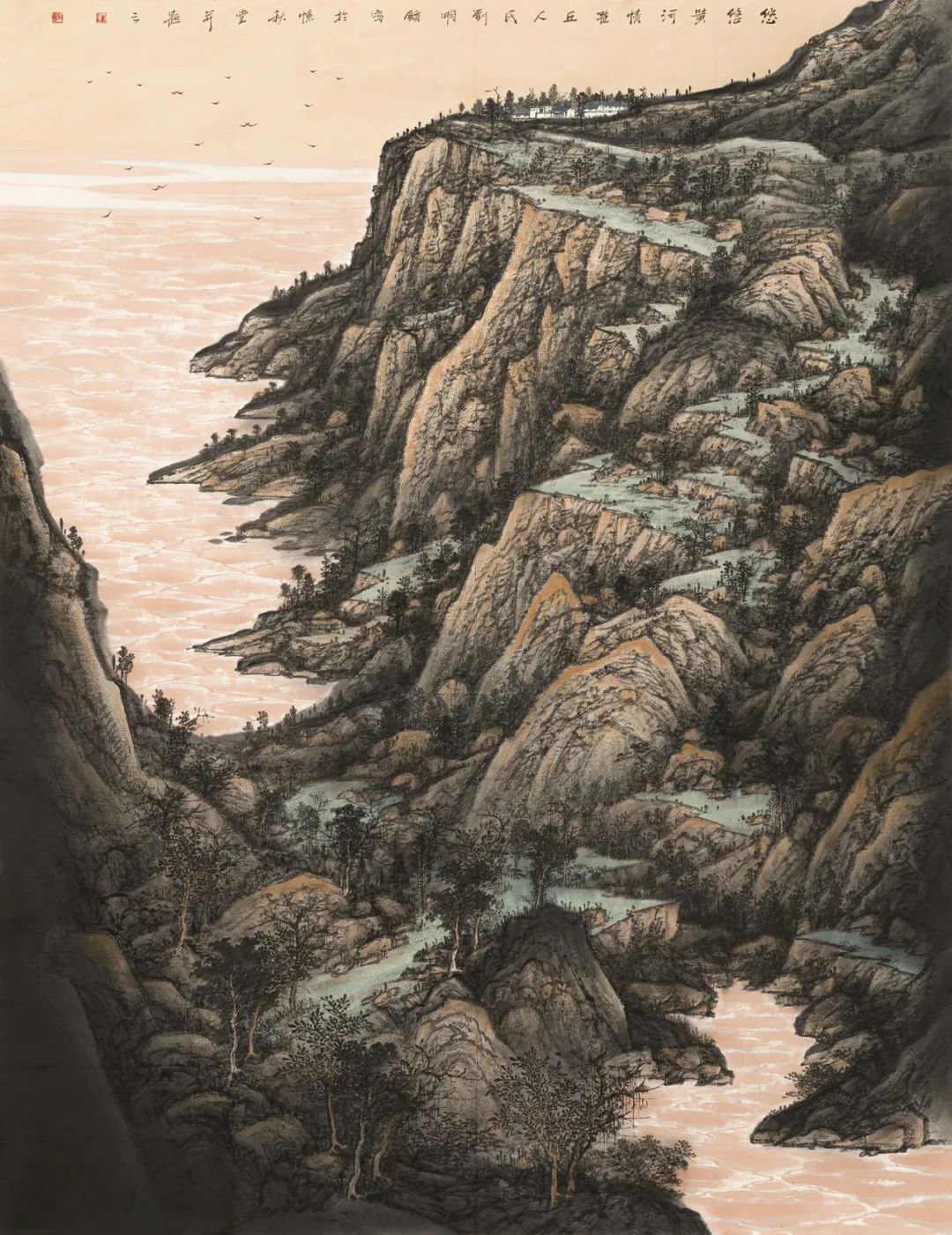 赏山河之美，著名画家刘明雷应邀参展“书画山东——第八届（2023）中国画作品展”