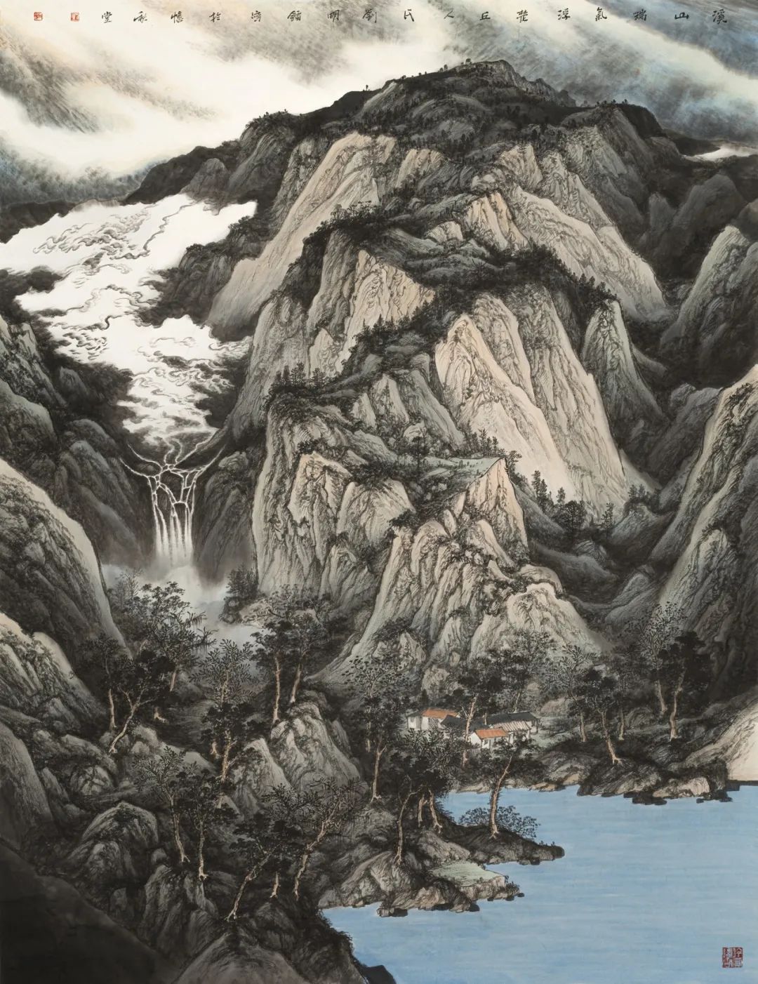 赏山河之美，著名画家刘明雷应邀参展“书画山东——第八届（2023）中国画作品展”