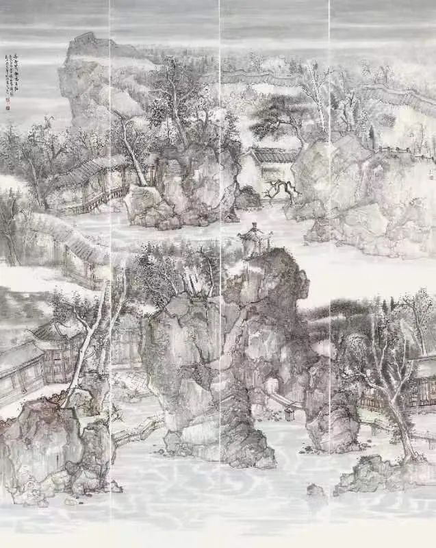 沂蒙山歌入梦来，青年画家刘晨光应邀参展“书画山东——第八届（2023）中国画作品展”