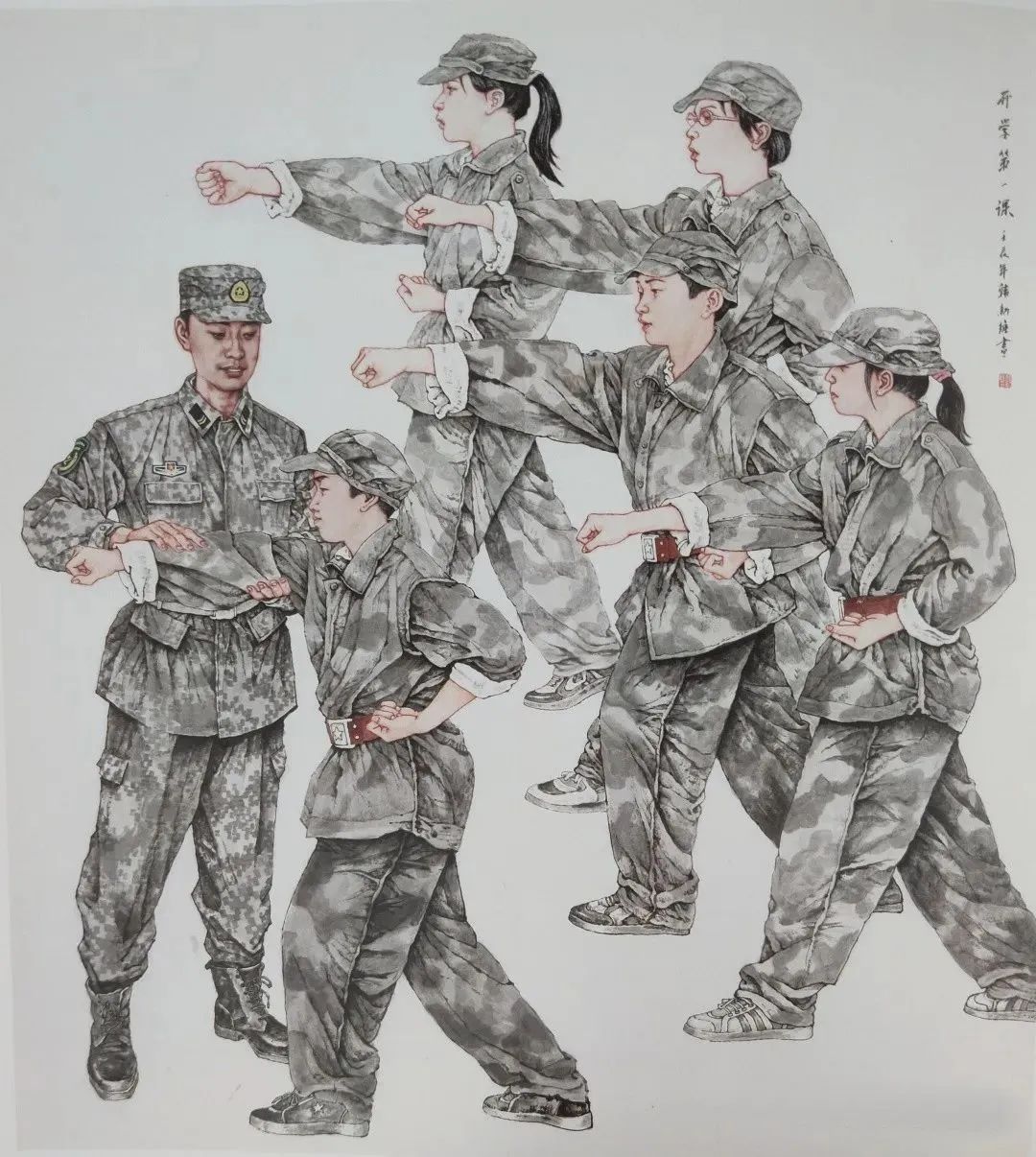 墨舞初心绘军魂，著名画家韩新维应邀参展“书画山东——第八届（2023）中国画作品展”