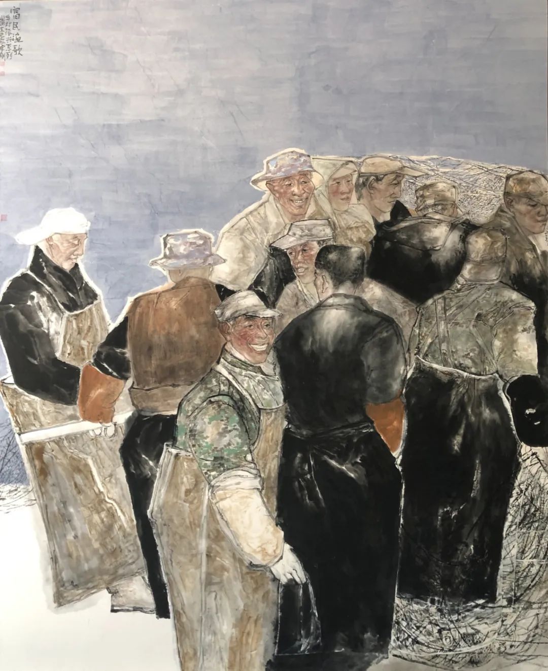 行记与乡愁，著名画家李刚应邀参展“书画山东——第八届（2023）中国画作品展”