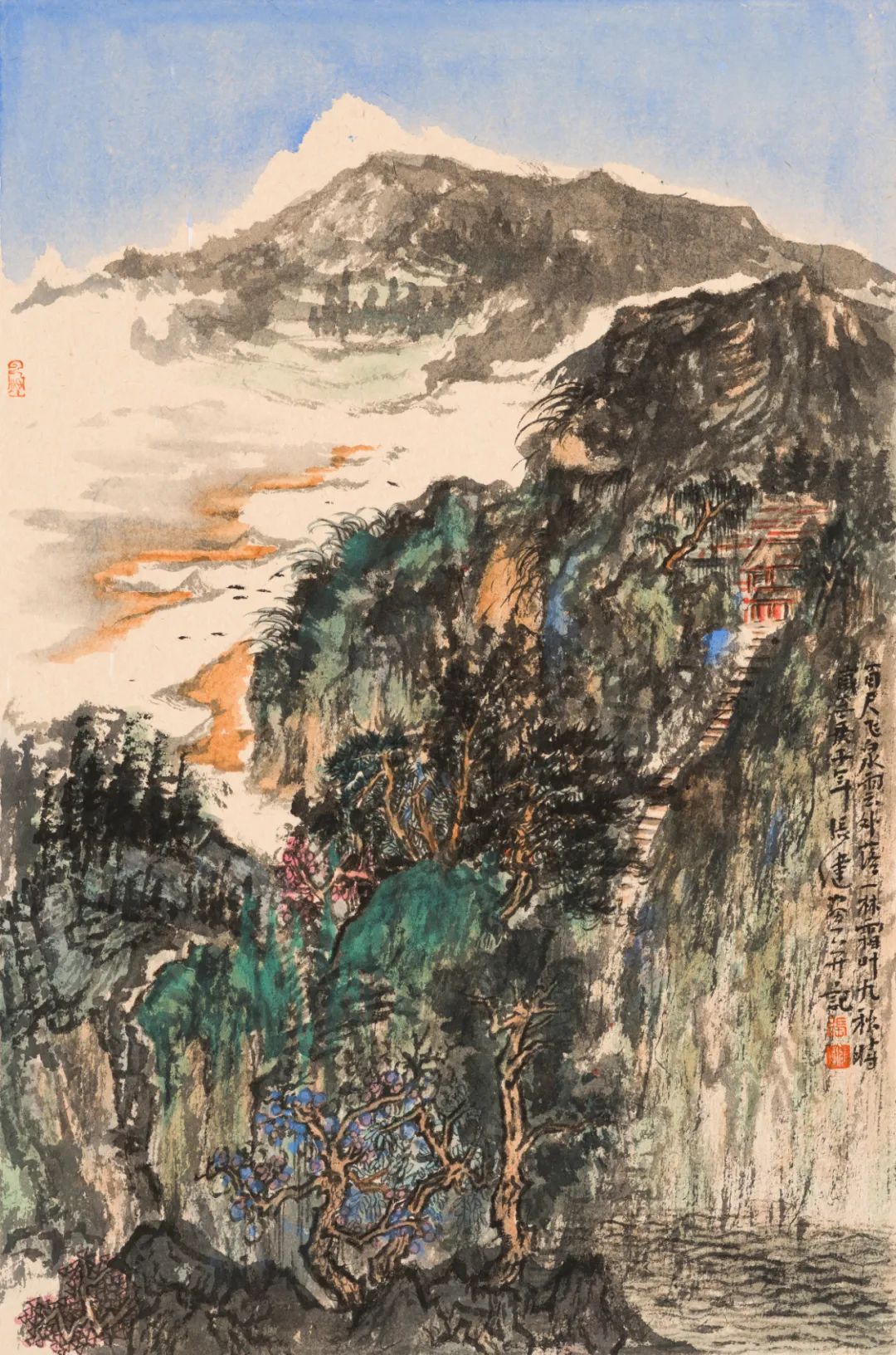 秋林远岫，著名画家张健应邀参展“书画山东——第八届（2023）中国画作品展”