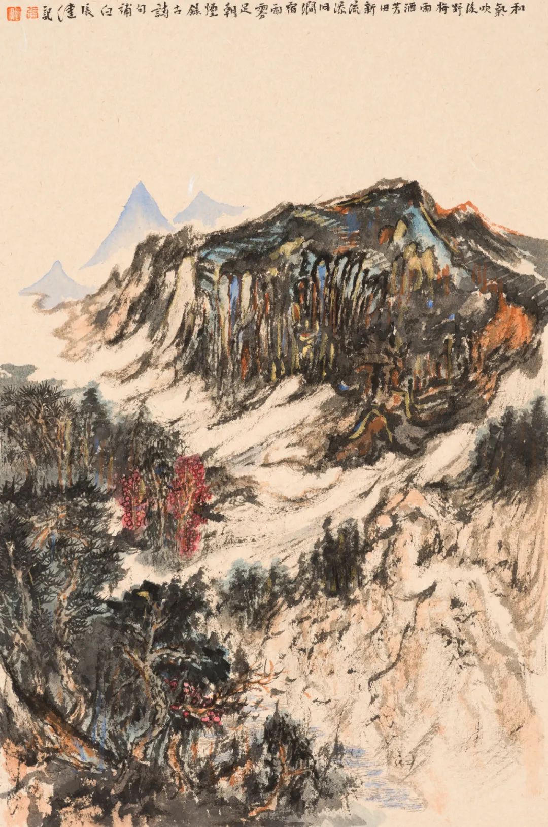 秋林远岫，著名画家张健应邀参展“书画山东——第八届（2023）中国画作品展”