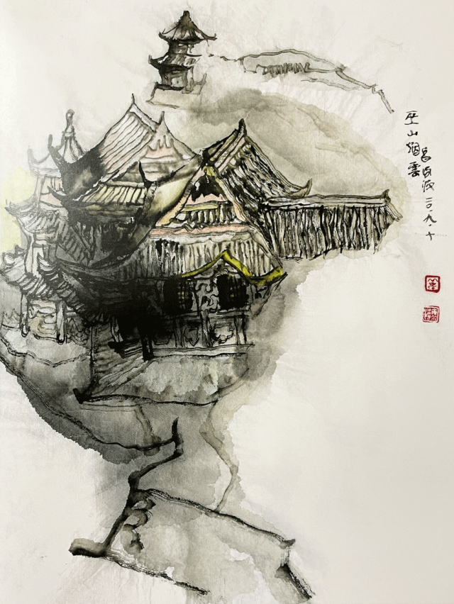 清雅绝尘，著名画家岳海波应邀参展“书画山东——第八届（2023）中国画作品展”