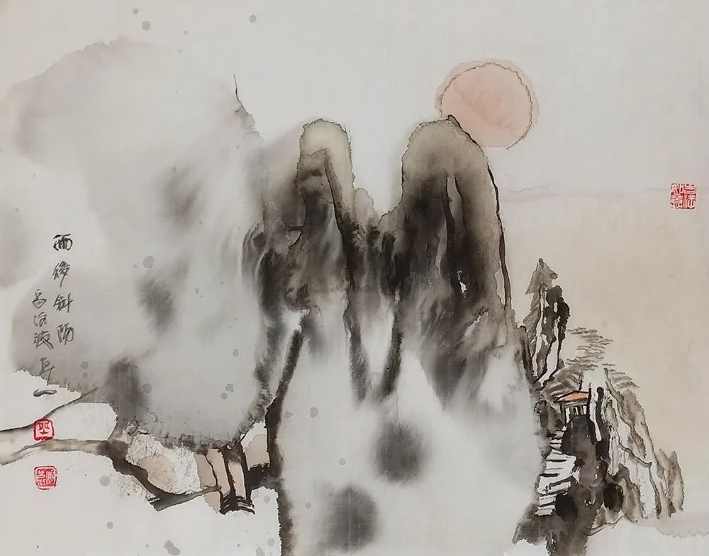 清雅绝尘，著名画家岳海波应邀参展“书画山东——第八届（2023）中国画作品展”