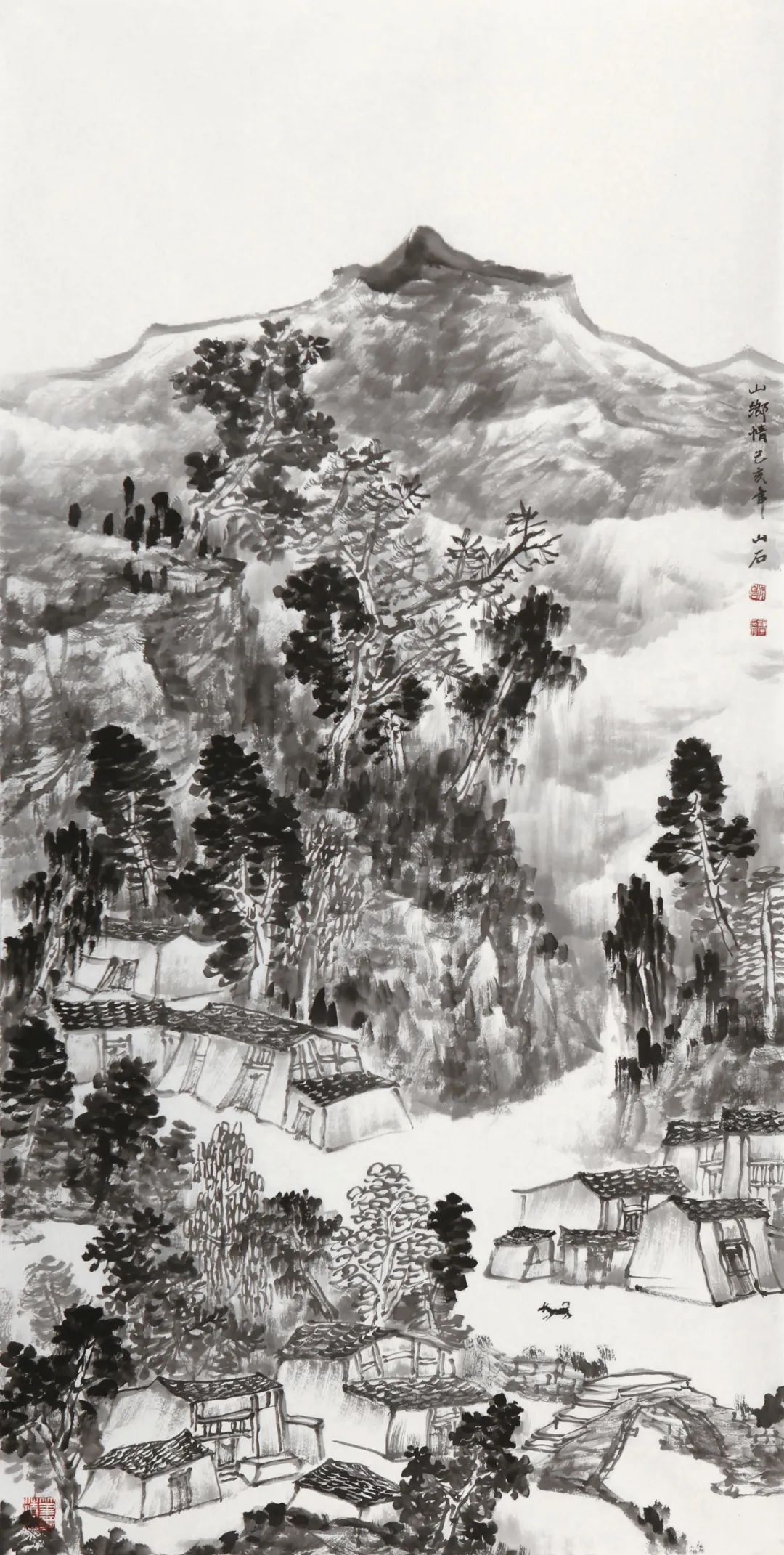 古朴清幽，著名画家吴山石应邀参展“书画山东——第八届（2023）中国画作品展”