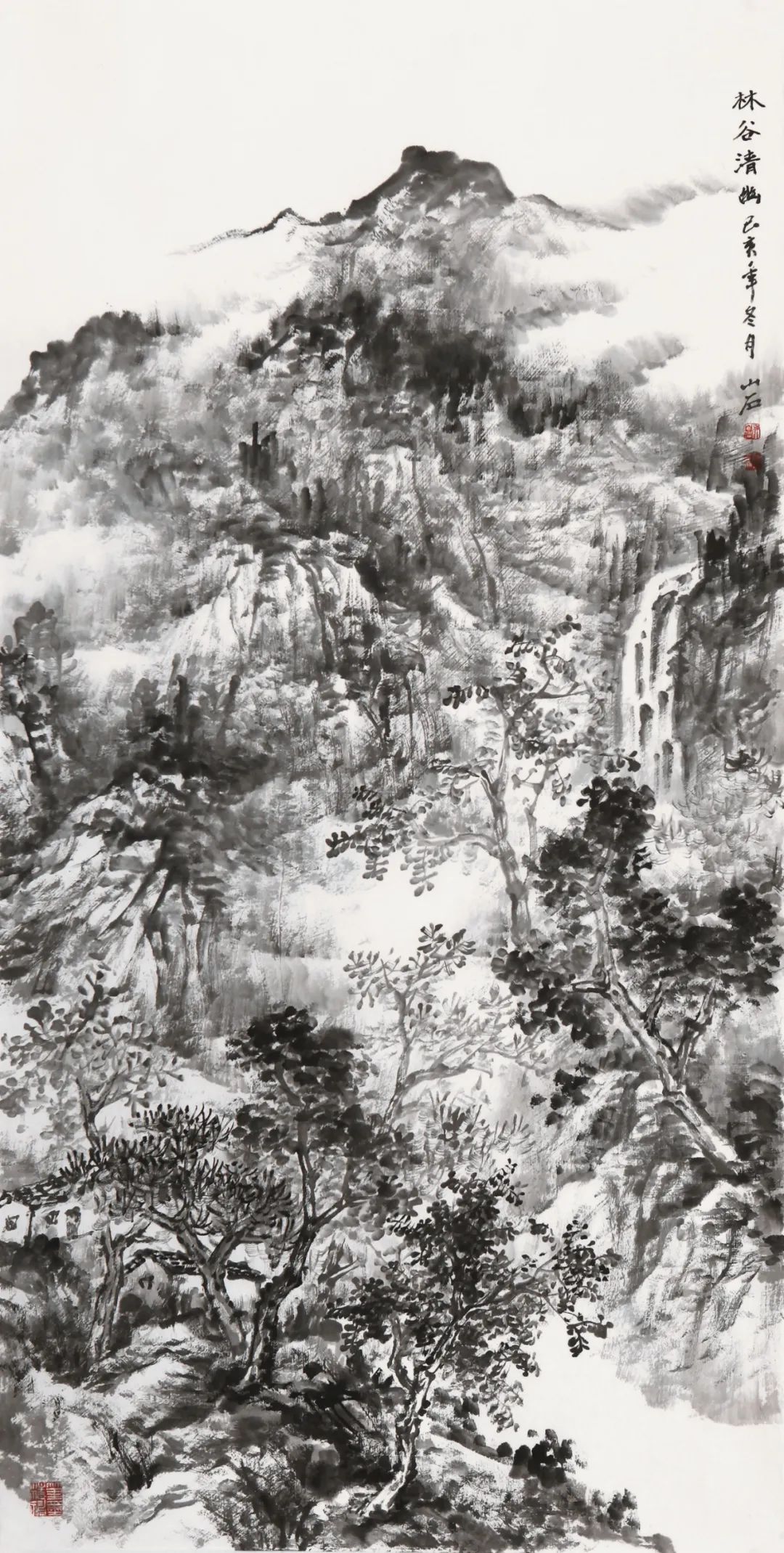 古朴清幽，著名画家吴山石应邀参展“书画山东——第八届（2023）中国画作品展”