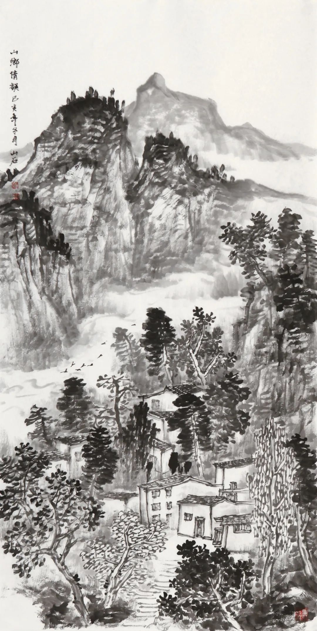 古朴清幽，著名画家吴山石应邀参展“书画山东——第八届（2023）中国画作品展”