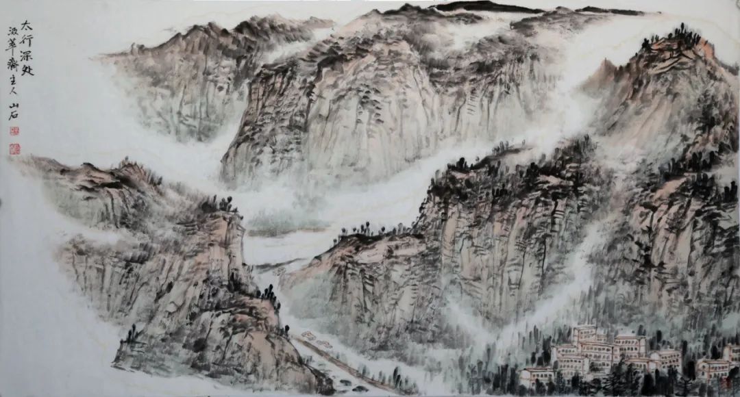 古朴清幽，著名画家吴山石应邀参展“书画山东——第八届（2023）中国画作品展”