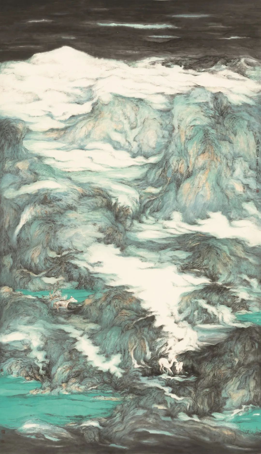 绿水青山映初心，著名画家刘明应邀参展“书画山东——第八届（2023）中国画作品展”