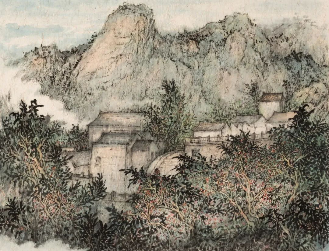 绿水青山映初心，著名画家刘明应邀参展“书画山东——第八届（2023）中国画作品展”