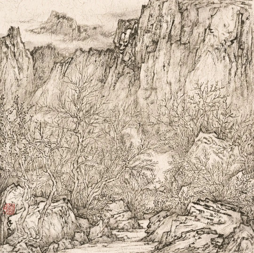 绿水青山映初心，著名画家刘明应邀参展“书画山东——第八届（2023）中国画作品展”